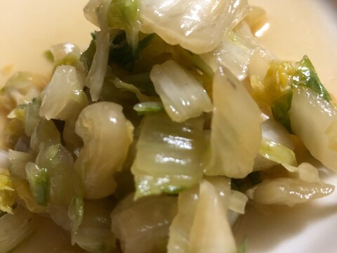 白菜の中華風副菜